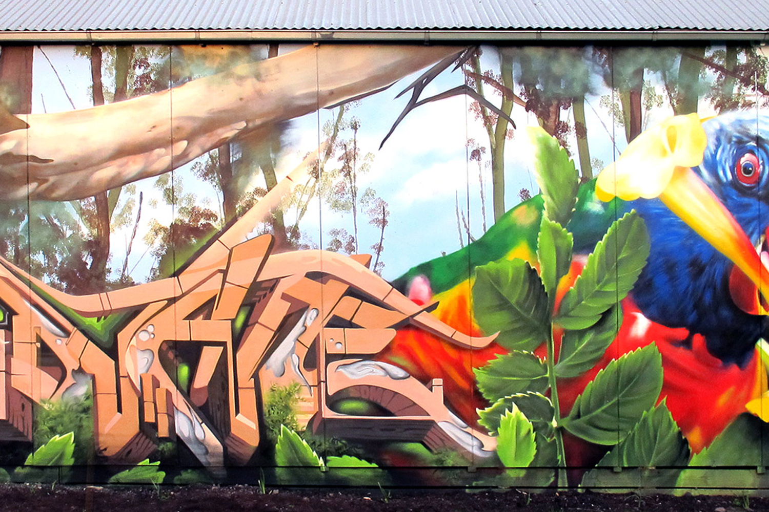 Dvate Street Art Mural Melbourne